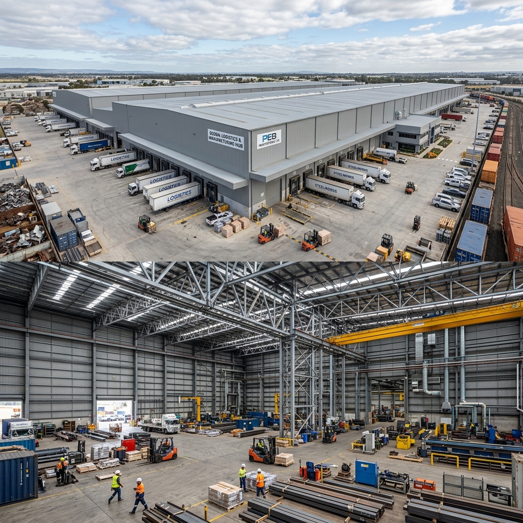 Industrial PEB Steel Structure & Warehouse Shed, Jaipur
