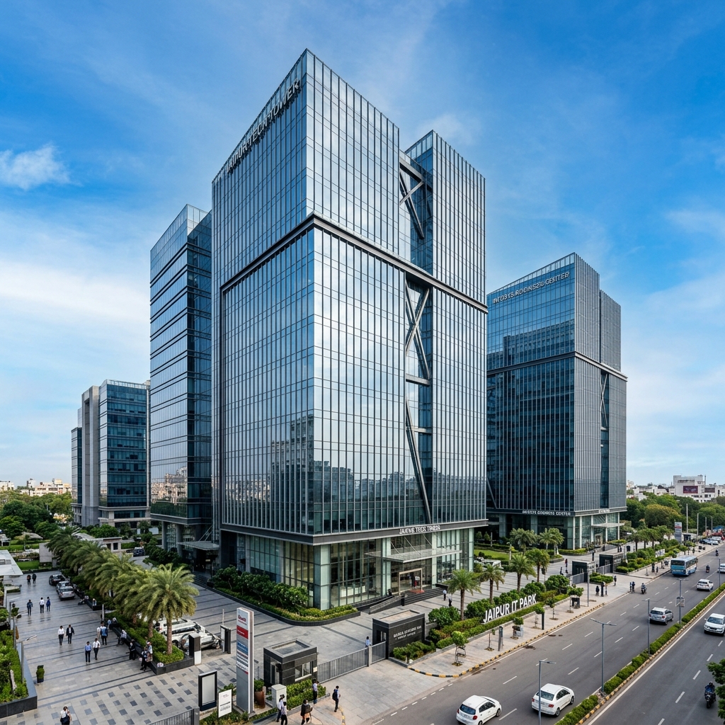 High-Rise Commercial Towers Curtain Wall, Jaipur